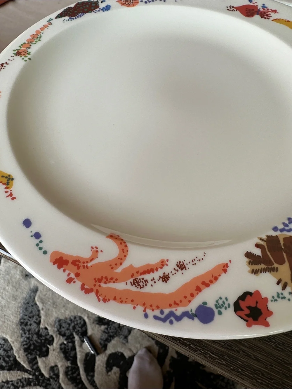 Nikko Japan vintage perceptions collectible set of four dinner plates 9D sea lif